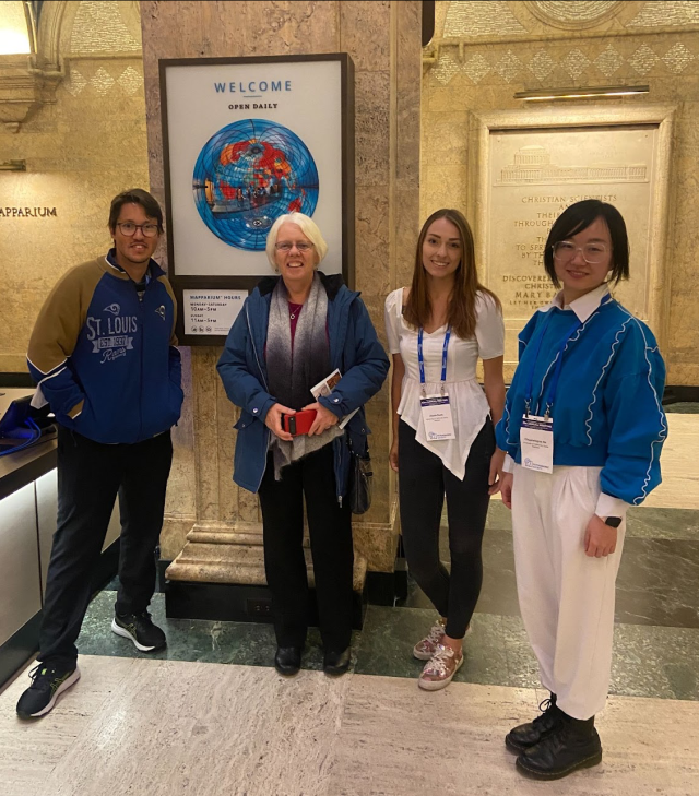 (Left to Right): Mitch Munns, Mary Hegarty, Lexie Topete, and Carol He